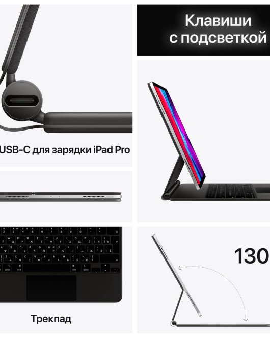 Клавиатура Apple Magic Keyboard для iPad Pro 11"" / iPad Air 11"" черная